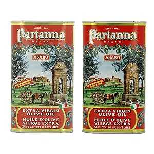 Partanna エクストラバージン オリーブオイル、34 液量オンス (2 個パック) Partanna Extra Virgin Olive Oil, 34 Fl Oz (Pack of 2)