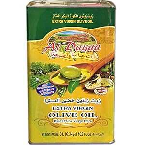 Al Dayaa - エキストラバージン オリーブオイル、3L (102 fl oz)、レバノン産 Al Dayaa - Extra Virgin Olive Oil, 3L (102 fl oz), Product of Lebanon