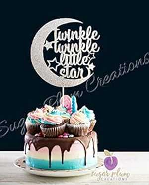 Twinkle Twinkle Little Star ケーキトッパー ハーフムーン シルバー Sugar Plum Creations Twinkle Twinkle Little Star Cake Topper Half Moon SILVER Twinkle Twinkle Little Star ケーキトッパー ハーフムーン シルバー Sugar Plum Creations Twinkle Twinkle Little Star Cake Topper Half Moon SILVER