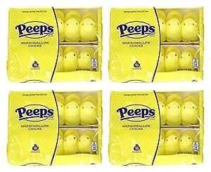 マシュマロ ピープ イエロー ヒヨコ - 10 ct トレイ - (4 個パック) Just Born Marshmallow Peeps Yellow Chicks -10 Ct Tray - (Pack of 4) マシュマロ ピープ イエロー ヒヨコ - 10 ct トレイ - (4 個パック) Just Born Marshmallow Peeps Yellow Chicks -10 Ct Tray - (Pack of 4)