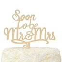 LOVENJOY ギフトボックス入り もうすぐ夫妻の婚約ケーキトッパー 素朴な木製 LOVENJOY Gift Boxed Soon To Be Mr and ...