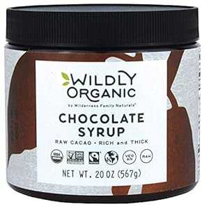 Wildly オーガニック チョコレート シロップ - アイスクリーム用ビーガン チョコレート シロップ - 乳製品フリー チョコレート シロップ - ビーガン チョコレート ソース - コーヒー用オーガニック チョコレート シロップ - アガベ シロップ オーガニ Wildly オーガニック チョコレート シロップ - アイスクリーム用ビーガン チョコレート シロップ - 乳製品フリー チョコレート シロップ - ビーガン チョコレート ソース - コーヒー用オーガニック チョコレート シロップ - アガベ シロップ オーガニ
