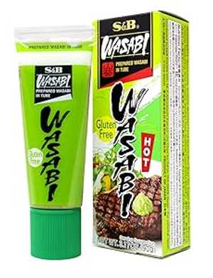 チューブ本わさび ファミリーサイズ 90g+竹箸(1入) Prepared Wasabi in Tube, Family Size, 3.17 oz (90 g) Plus Bamboo Chopstick (1 Pack)