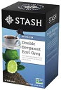 スタッシュ ダブル ベルガモット アール グレイ紅茶、ティーバッグ、18 ct Stash Double Bergamot Earl Grey Black Tea, Tea bags, 18 ct