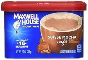 マクスウェル ハウス インターナショナル カフェ スイス モカ カフェ (434580)、7.2 オンス (8 個パック) Maxwell House International Cafe Suisse Mocha Cafe (434580), 7.2 Ounce (Pack of 8)(4)