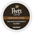 ピーツ コーヒー メジャー ディッカソン ブレンド シングルカップ コーヒー キューリグ K カップ ブルワー用 40 カウント Peet's Coffee Major Dickason Blend Single Cup Coffee for Keurig K-Cup Brewers 40 count