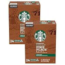スターバックス デカフェ コーヒー K カップ ポッド、パイク プレイス、24 CT Starbucks Decaf Coffee K-Cup Pods, Pike Place, 24 CT