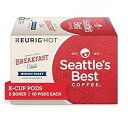 シアトルズ ベスト コーヒー ブレックファスト ブレンド ミディアム ロースト K カップ ポッド 10 個 (6 個パック) Seattle's Best Coffee Breakfast Blend Medium Roast K-Cup Pods 10 Count (Pack of 6)