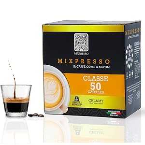 Mixpresso Coffee Nespresso Capsules (Compatible) - Coffee from Italy - by Mixpresso (50 Capsules..