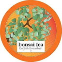 Bonsai Tea Co. イングリッシュ ブレックファスト、2.0 キューリグ K カップ ブルワー対応、40 個 Bonsai Tea Co. English Breakfast, Compatible with 2.0 Keurig K Cup Brewers, 40Count