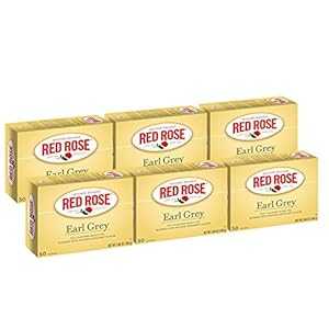レッドローズティーズ 紅茶 50個入6箱（ティーバッグ300個） アールグレイ Red Rose Teas Black Tea, 6 Boxes of 50 (300 Tea Bags), Earl Grey