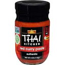 Thai Kitchen グルテンフリー レッドカレーペースト、4オンス (6個パック) Thai Kitchen Gluten Free Red Curry Paste, 4 Ounce (Pack of 6)