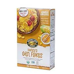 Nature's Path オーガニックグルテンフリーシリアル、ハニーコーンフレーク、10.6オンスボックス（6個..