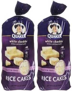 ۥ磻ȥ饤5.5󥹡2 Quaker White Cheddar Rice Cakes, 5.5 o...