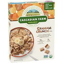 Cascadian Farm オーガニック グラハム クランチ シリアル、9.6 オンス (10 個パック) Cascadian Farm Organic Graham Crunch Cereal, 9.6 Ounce (Pack of 10)