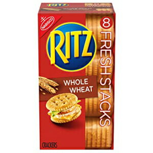 RITZフレッシュスタック全粒粉クラッカー、8カウント、11.6オンス RITZ Fresh Stacks Whole Wheat Crackers, 8 Count, 11.6 oz