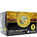 ロイヤル コナ コーヒー バニラ マカダミア、ライト ロースト、シングルサーブ コーヒー ポッド - 12 個ボックス ROYAL KONA COFFEE FOR ROYALTY Royal Kona Coffee Vanilla Macadamia, Light Roast, Single-Serve Coffee Pods - 12 Count Bo
