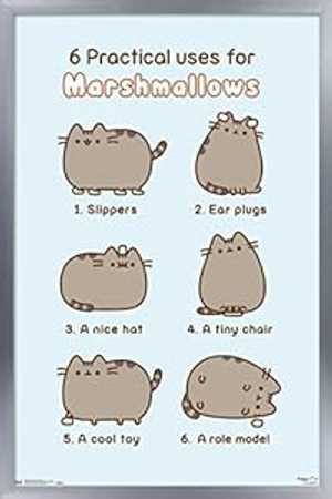 Trends International Pusheen - マシュマロ ウォールポスター、14.725インチ x 22.375インチ、シルバーフレームバージョン Trends International Pusheen - Marshmallow Wall Poster, 14.725" x 22.375", Silver Framed Version Trends International Pusheen - マシュマロ ウォールポスター、14.725インチ x 22.375インチ、シルバーフレームバージョン Trends International Pusheen - Marshmallow Wall Poster, 14.725" x 22.375", Silver Framed Version