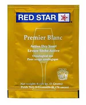 Northern Brewer Red Star HOZQ8-025 Premier Blanc Yeast 5 g (1 Package)