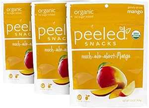 Peeled Snacks Much-ado-about-Mango Dried Fruit Snack - 2.8 oz - 3 pk