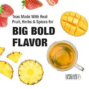Tiesta Tea - Fruity Paradise Strawberry Pineapple Green Tea Premium Lo...