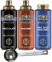 Ghirardelli - Sea Salt Caramel, Chocolate and Caramel Flavored Sauce 16 oz Bottl...