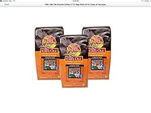HEB カフェ オーレ グラウンド コーヒー 12 オンス バッグ (3 個パック) (ヒューストンの味) HEB Cafe Ole Ground Coffee 12 Oz Bag (Pack of 3) (Taste of Houston)