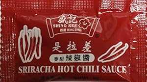 㡼 ۥåȥ꥽ ѥå 360  Shing Kee Sriracha Hot Chili Sauce Packets 3...