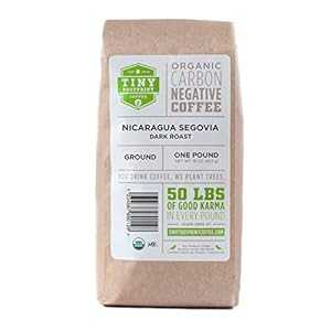 タイニー・フットプリント・コーヒー・ニカラグア・セゴビア、ダークロースト、カーボンネガティブ、US..