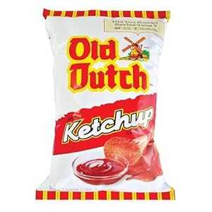 古いオランダのケチャップ風味のチップス - カナダから輸入 Old Dutch Ketchup Flavoured Chips - Imported From Canada(4)