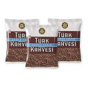 Kahve Dunyasi (Coffee's World) 3.5 オンス (100g) プレミアム グラウンド トルコ コーヒー 袋入り 3 パック - 1...