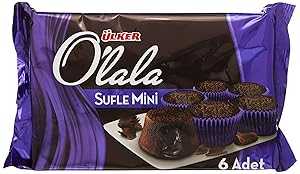 ウルカー オララ スフレ ケーキ ハラール スフレ ケーキ スナック 6個 Ulker Olala Suffle Cake 6 pcs ..