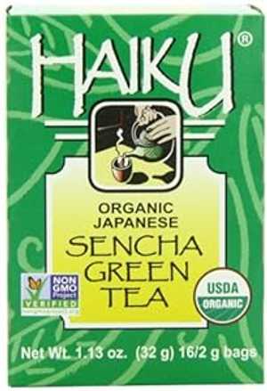楽天GlomarketHaiku オーガニック ティー、日本煎茶グリーン、ティーバッグ 16 個 （6 パック） Great Easte Haiku Organic Tea, Japanese Sencha Green, 16 Teabags （Pack of 6）