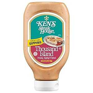 Ken's Steak House Thousand Island Dressing Topping & Spread, 24 Fl oz. (Pack of 1)