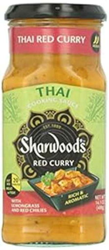 シャーウッド タイ レッドカレー クッキングソース、14.1 オンス Sharwood Thai Red Curry Cooking Sauce, 14.1 oz シャーウッド タイ レッドカレー クッキングソース、14.1 オンス Sharwood Thai Red Curry Cooking Sauce, 14.1 oz