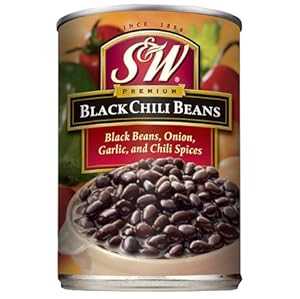 Lead off Japan S&W Premium Black Chili Beans 6-15.5 Oz Cans