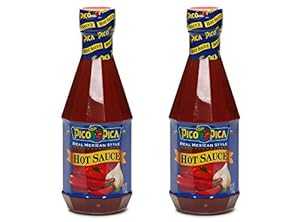 ピコピカ メキシカン ホットソース 2 パック - ホット - 15.5 オンス (大型プラスチックボトル 2 本) Pico Pica Mexican Hot Sauce 2 Pack - HOT - 15.5 Oz (2 Large Plastic Bottles)