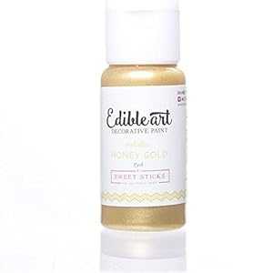 スイートスティックス 食用アート装飾ペイント ハニーゴールド 15ml Sweet Sticks Edible Art Decorative t Honey Gold 15ml