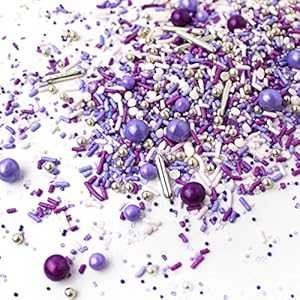 完璧なパープルスプリンクルミックス バレンタインデー プリンセス ブライダルシャワー ウェディング スプリンクル、4オンス SPRINKLE POP Perfectly Purple Sprinkle Mix Valentine s Day Princess Bridal Shower Wedding Sprinkles, 4OZ 完璧なパープルスプリンクルミックス バレンタインデー プリンセス ブライダルシャワー ウェディング スプリンクル、4オンス SPRINKLE POP Perfectly Purple Sprinkle Mix Valentine s Day Princess Bridal Shower Wedding Sprinkles, 4OZ
