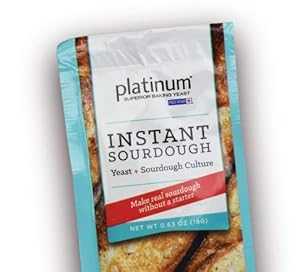 プラチナインスタントサワー種酵母 - 1 パケット Platinum Superior Platinum Instant Sourdough Yeast - 1 packet