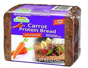 Mestemacher Protein Bread,Carrot, 9 Count Mestemacher Protein Bread,Carrot, 9 Count