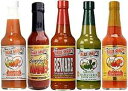 マリー シャープのホットソース 5 パック バラエティ ギフトセット - BIG 10 オンス Marie Sharp's Hot Sauce 5 Pack V...