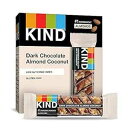 KIND ナッツバー、ダークチョコレートアーモンドココナッツ、1.4オンス、60個、グルテンフリー、低血糖指数、タンパク質3g KIND Nut Bars, Dark Chocolate Almond Coconut, 1.4 Ounce, 60 Count, Gluten Free, Low Glycemic Index, 3g Protein