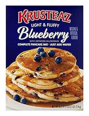 Krusteaz ライト＆フラッフィー コンプリート パンケーキ ミックス、ブルーベリー、25.2 オンス (6) Krusteaz Light & Fluffy Complete Pancake Mix, Blueberry, 25.2 OZ (6)
