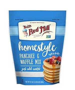 Bob's Red Mill ホームスタイル パンケーキ ミックス、24 オンス (1 個パック) Bob's Red Mill Homestyle Pancake Mix, 24-ounce (Pack of 1)
