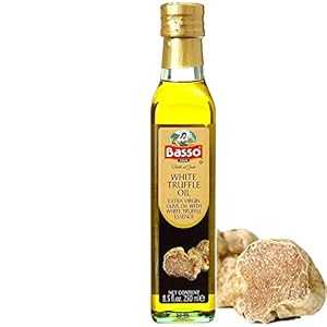 BASSO 1904 White Truffle Oil LARGE SIZE 8.5oz (250 ml) High Concentrate Great for Pasta, Pizza, Risotto, or any of your favorite recipes