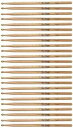 OnStage On Stage MN5A Nylon Tip Maple Drum Sticks (Pack of 12)