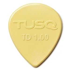 PQP-0501-V6 : TUSQ Tear Drop Picks 1mm 6 Pack - Warm Tone