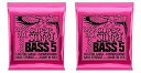 Ernie Ball P02824 ^2 Super Slinky 5 Bass Strings, 2 Pack