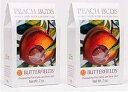 Butterfields Candy - グルメ、昔ながらの桃のつぼみハード キャンディ、7 オンス (2 パック) グルテンフリー 100% 本物の純粋な砂糖...